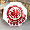 1 PC Automatic Folding Umbrella - Eintracht Frankfurt Custom Name Pattern, Portable & Foldable Design with 8 Ribs, Christmas Birthday Gifts