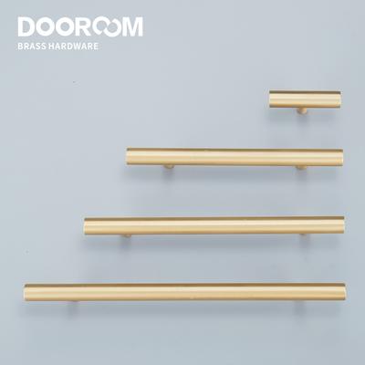 Dooroom Yu'an Brass Furniture Handles Nordic Modern Pastoral Wardrobe Dresser Cupboard Drawer Cylinder Black/Gold Pulls Knobs