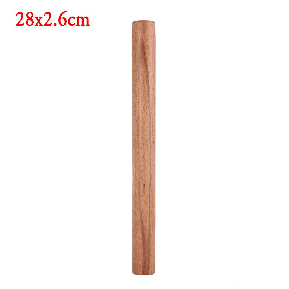 Durable Wooden Rolling Pin Fondant Cake Decoration Household Dough Roller Cooking Pastry Baking Tool Kitchen Accessories