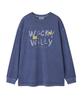 Wacky Willy Dyed Graphic Long Sleeve Blue