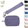 With Wrist Zip Coin Purse Ladies Casual Travel Bag Waterproof Nylon Small Wallet Multifunctional Card Holder
