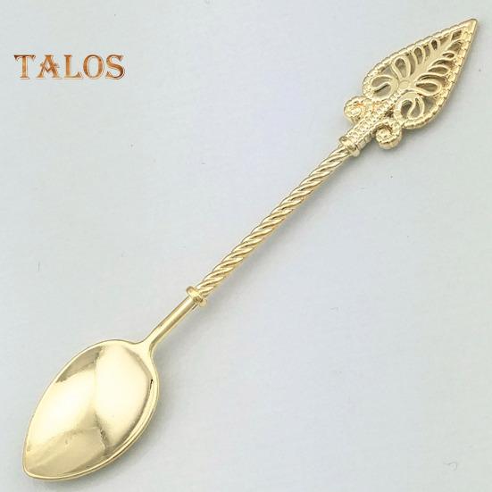 Coffee Spoon Multifunctional Stirring Vintage Exquisite Non-stick Dessert Spoon Household Supplies