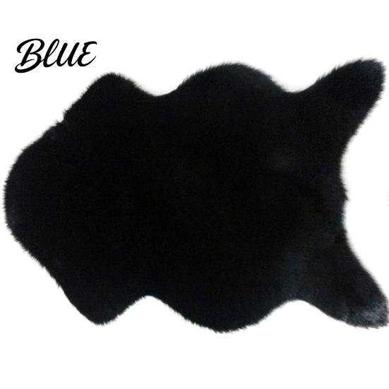 Fluffy Faux Fur Bedroom Decor Rug Carpet Mat Floor Geometric Door Living Room