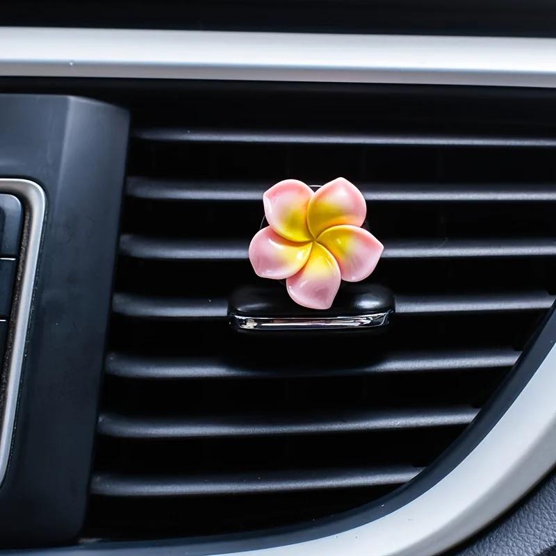Car Flower Shape Air Conditioning Outlet Perfume Decoration Clip Car Interior Accessories