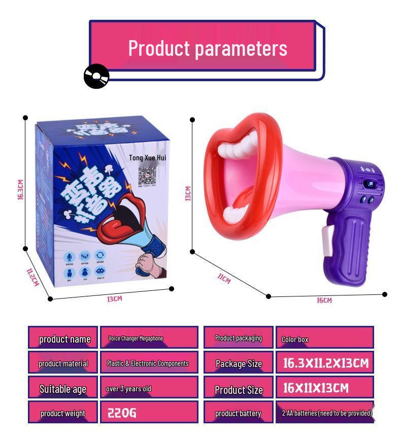 Kids' Voice Changer & Music Megaphone - Upgraded, Fun, Creative Toy