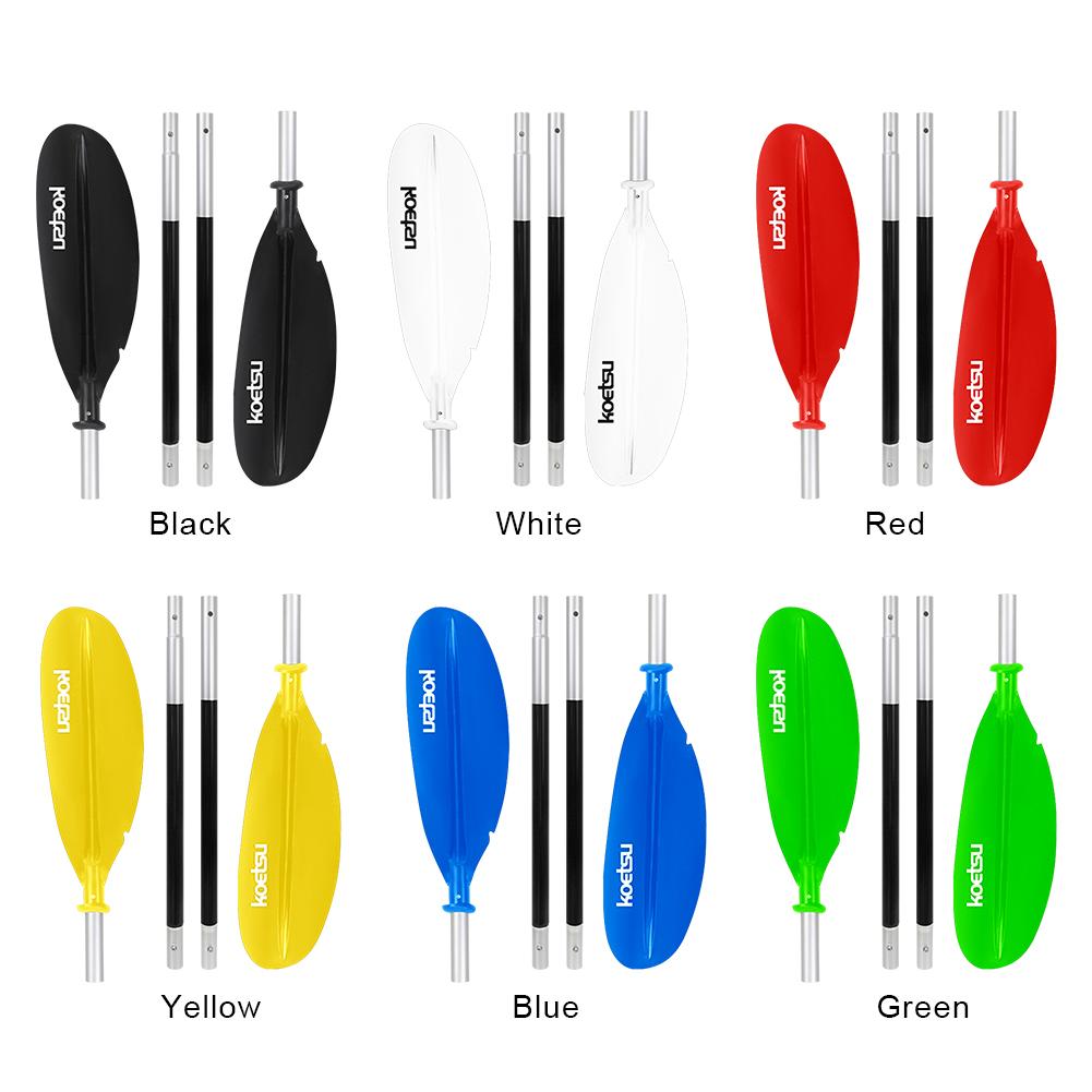 4-Piece Two Way Paddle Adjustable Double-Head Surfpaddle Aluminium Alloy Stand Up Paddleboard Paddles for Canoe Kayaking