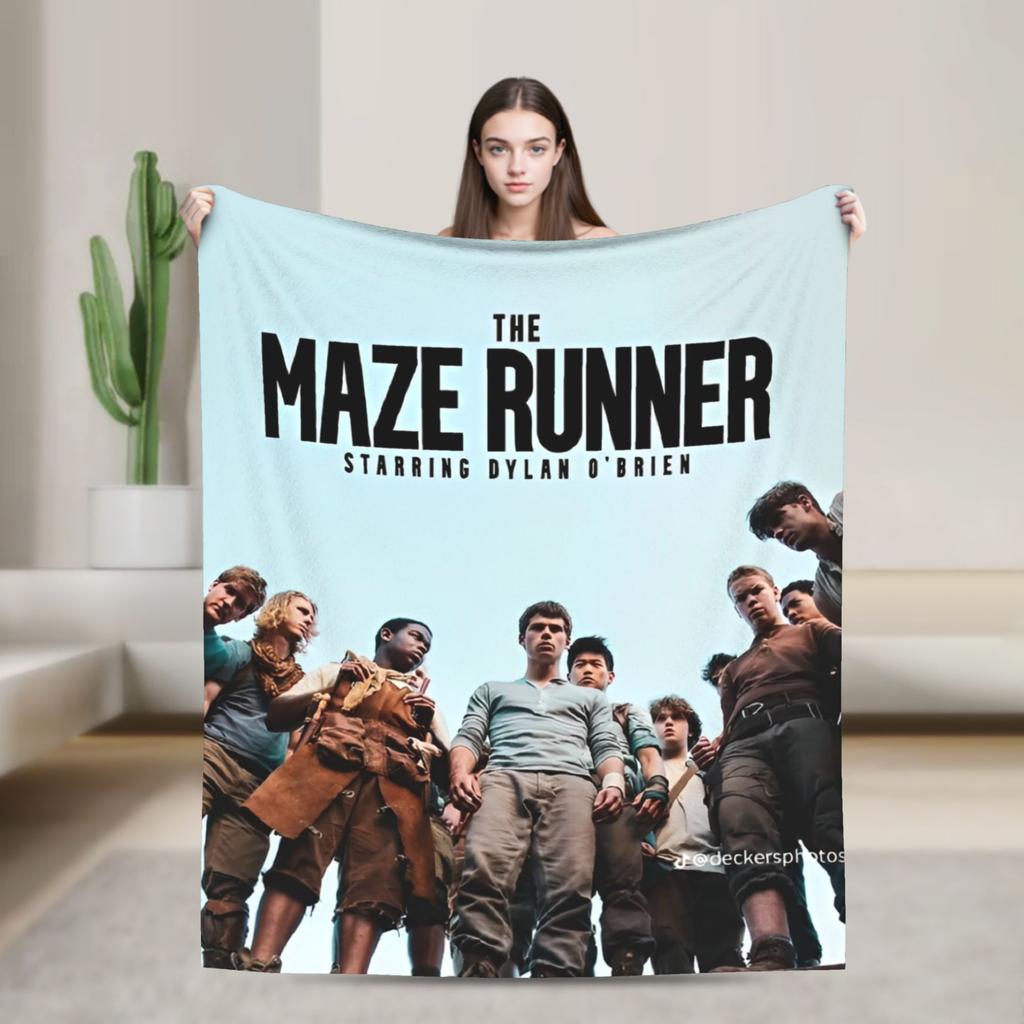 The Maze Runner Flannel Blankets Newt X Thomas Soft Bedding Throws for Outdoor Travel Graphic Bedspread Sofa Bed Cover