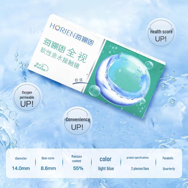 Haileien All-Vision Quarterly Disposable Contact Lenses (2-Pack)