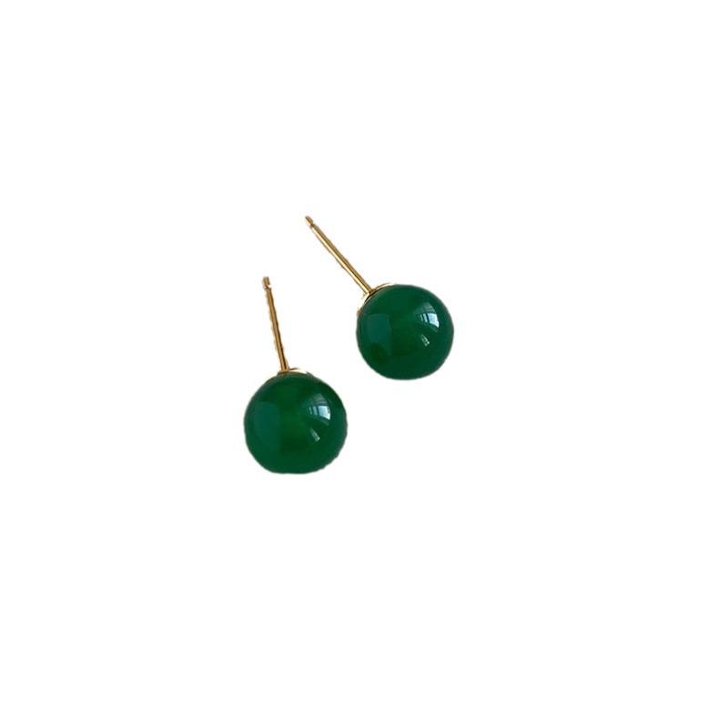 Korean Style S925 Silver Pearl Stud Earrings for Women - Simple, Elegant, and High-End