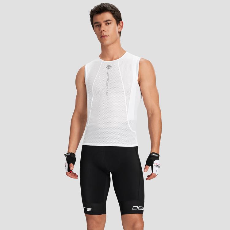 DESCENTE CYCLING Tank Top Men's White D4231CST44