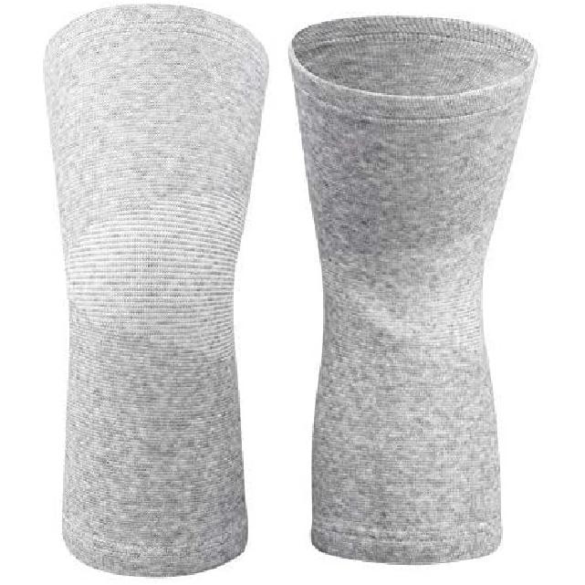 Bamboo Charcoal Knee Sleeve Elastic Warm Knee Brace Kneecap Pads Unisex Protective Knee Support for Arthritis Joint Pain Relief Recovery Circulation