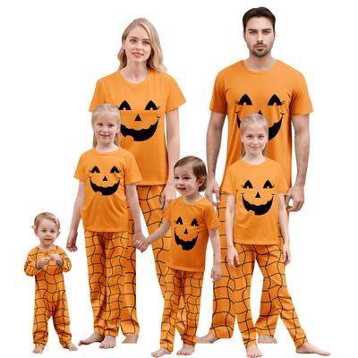 Süßes Familien-Pyjama-Set, Hauskleidung, Familien-Set Kurzarm-Oberteil und Hose