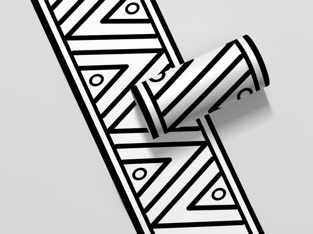 Bathroom Waist Line Sticker Self-adhesive Waterproof Living Room Bedroom Kitchen Skirting Line Tile Sticker Pvc Wallpaper Decorative Wall Sticker