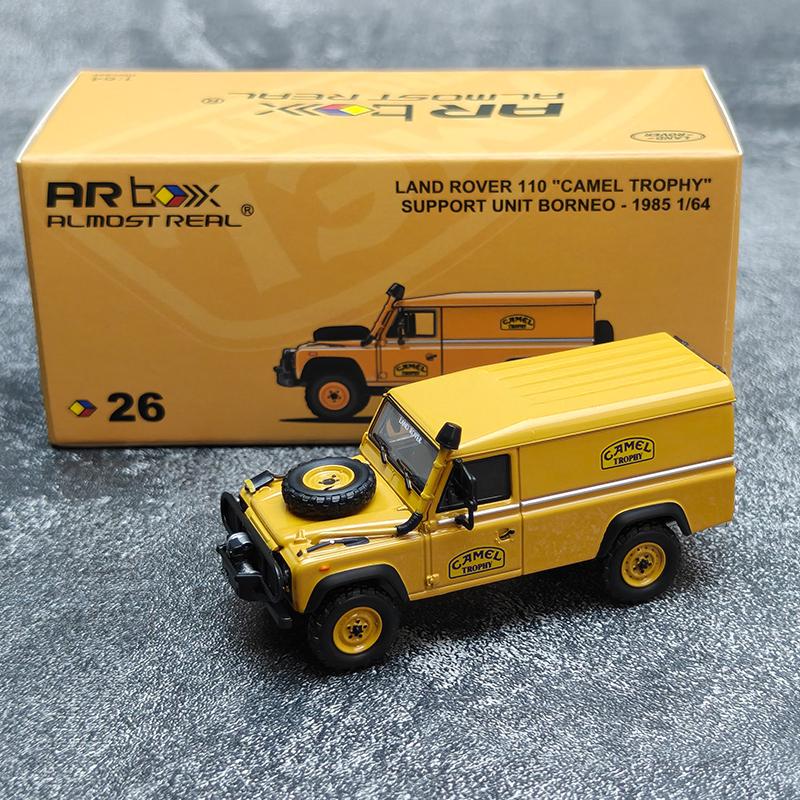 

AR BOX 1/64 scale ROVER 110 /90 CAMEL TROPHY 1985 Alloy car model holiday gift collection Classic car die cast model