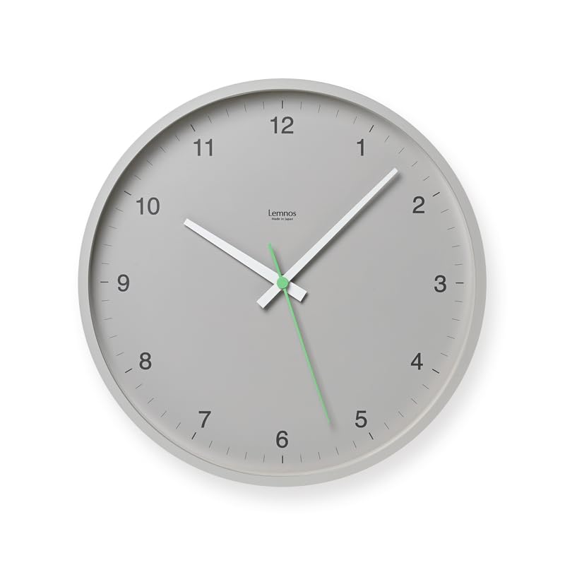 

Lemnos Wall ABS BROTE GY Lemnos Clock, Analog, Brote, Resin, Gray, LC24-04 серый