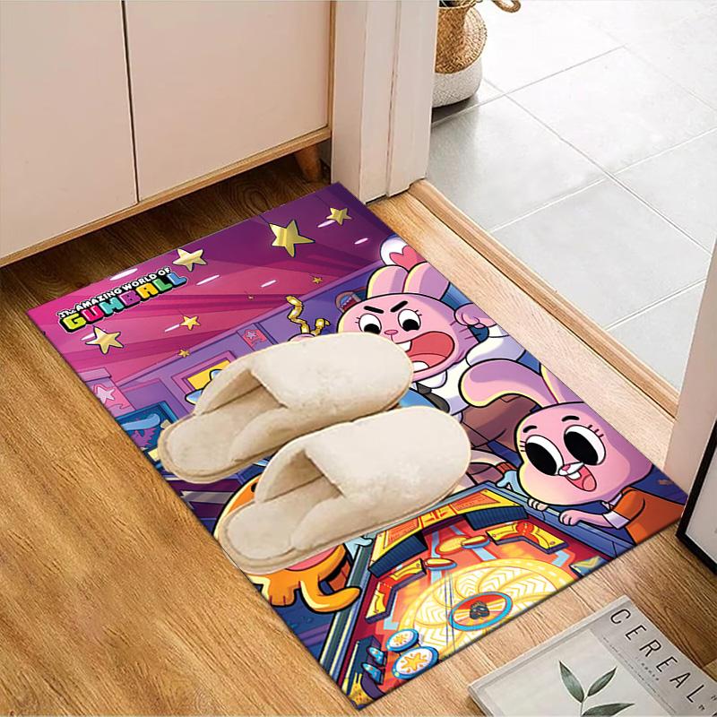 Gum-ball's Amazing World Floor Mat for Living Room, Game Rooms, Office, Bedroom, Office Floor Mat Playful Design, Christmas fan gifts