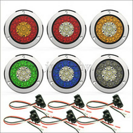 LED Vehicle Tail Lights for Cars, Trucks, Trailers, and Cranes - 12V/24V