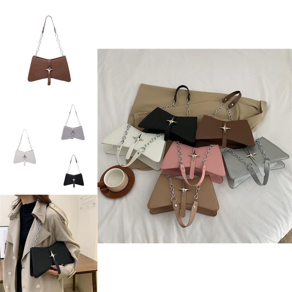 Trendy Small Square Bag 2023 Winter New Chain Underarm Single Shoulder Bag High-end Sense