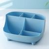 Creative Large Capacity 6 Cell Desktop Pen Organizer Multi Functional School Office Storage Box