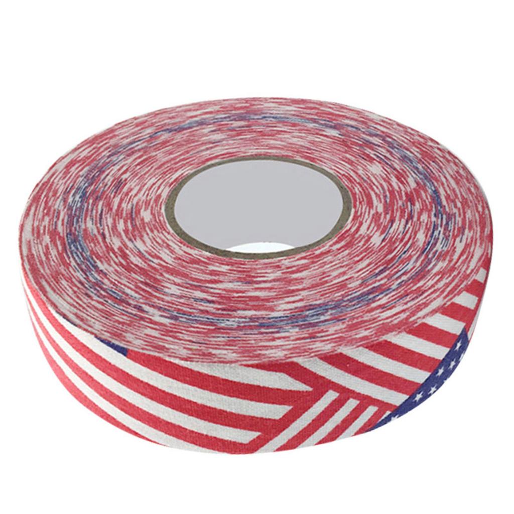 2.5cmx25m Hockey Protective Tape Sport Badminton Pole Pads Hockey Stick Tapes Stars & Stripes