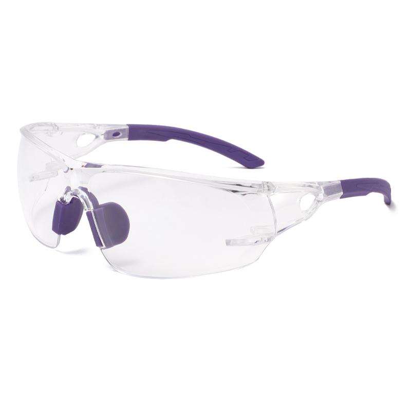 Transparente bunte Schutzbrille, Unisex Anti-Beschlag Arbeitsbrille, Geeignet für Bauwesen, Labor, Radfahren und Outdoor-Sportarten