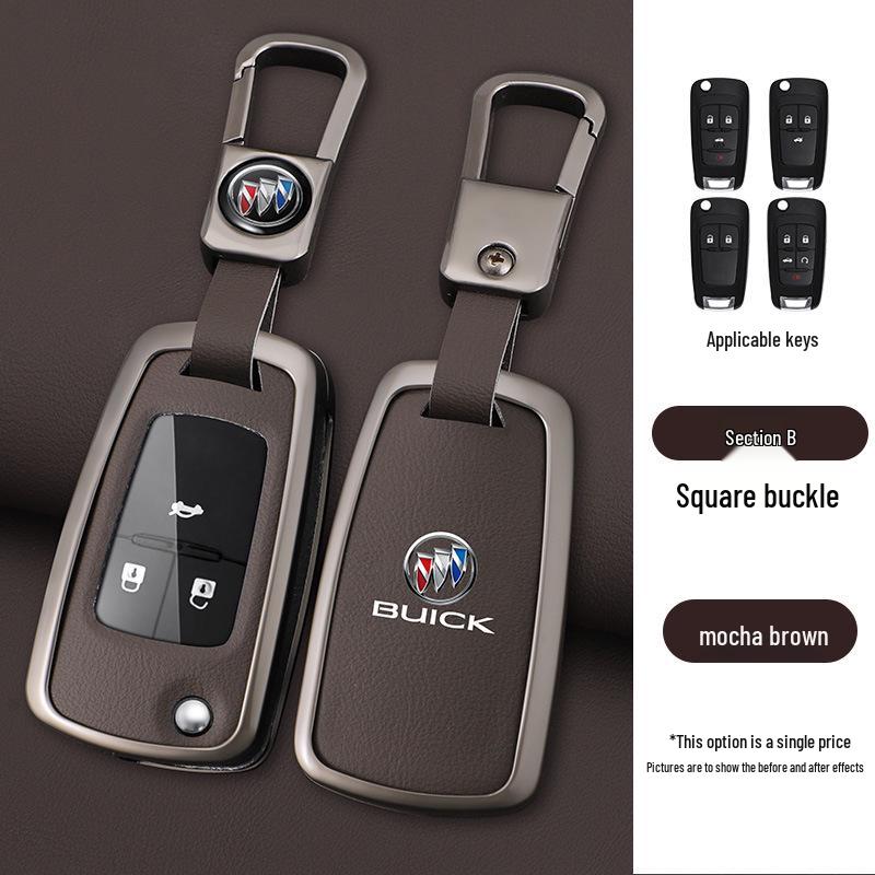 High-End Men's Folding Key Case for Buick: Excelle, Regal, Encore, LaCrosse, Verano