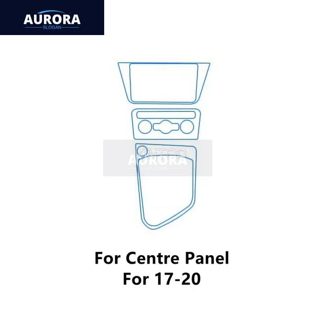 For VOLKSWAGEN TIGUAN ALLSPACE 17-22 Car Interior Center Console Transparent TPU Protective Film Anti-scratch Repair Film Refit