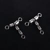 Rolling Triangle Joint Fishing Connector Solid Connector Fishing Swivel Solid Ring Fishing Tackle