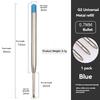 20pcs L:3.9 In/99mm Ballpoint Pen G2 Refills for Medium Point blue red Black Ink Rods for Writing Office Stationery 424