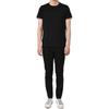 Moncler Logo Crew Neck Short Sleeve Black T-Shirt Men Tops G1-091-8C71600-87296-999
