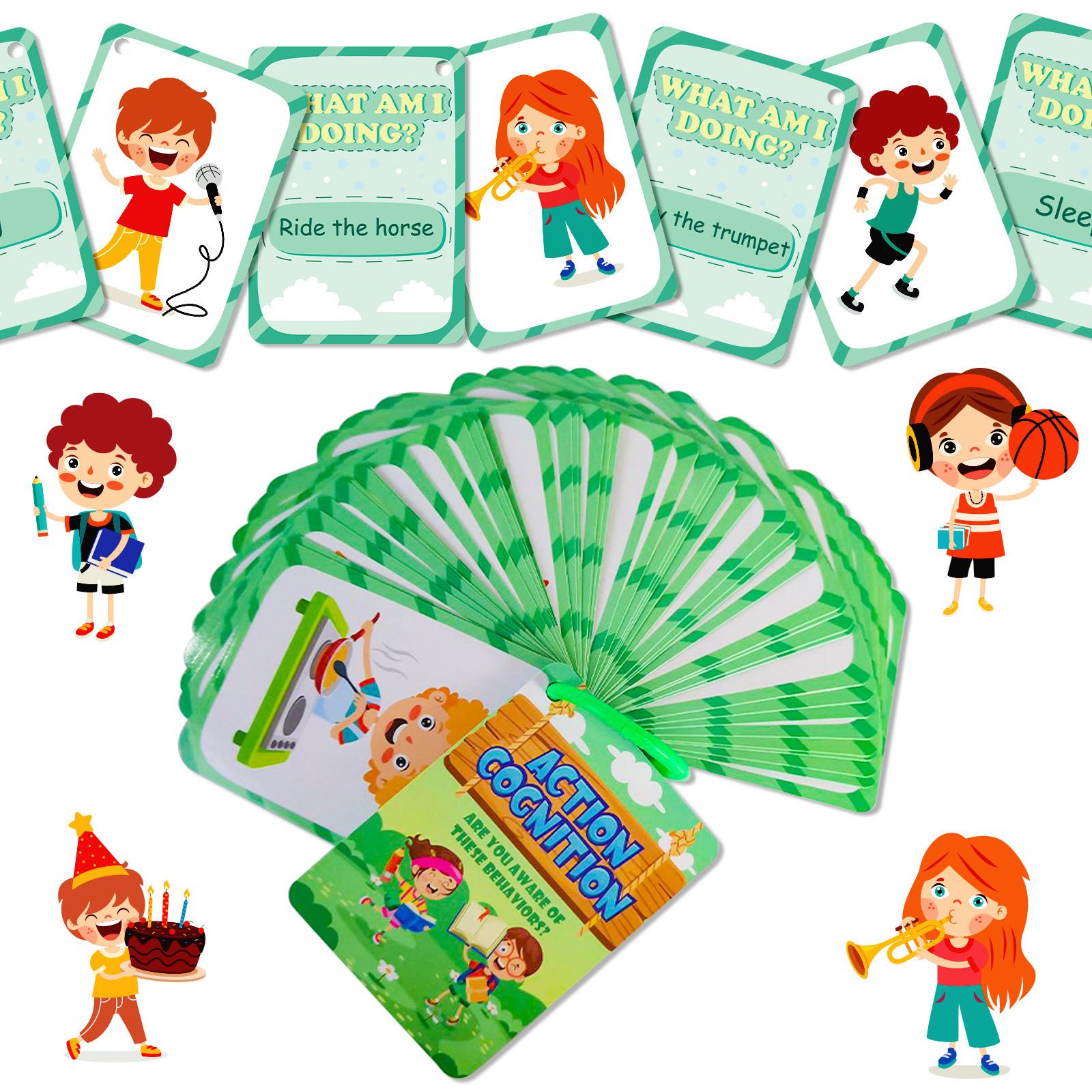 

50 Educational Behavior & Motivation Cards for Kids - Creative Learning & Family Interaction Tool