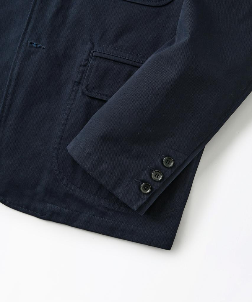 Outstanding High Density Cotton Classic 3Button Jacket_Navy