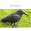 Exterior Simulation Black Crow Raven Bird Repellent Pest Control Pigeon Garden Decoration Outdoor Party Supplies Prop
