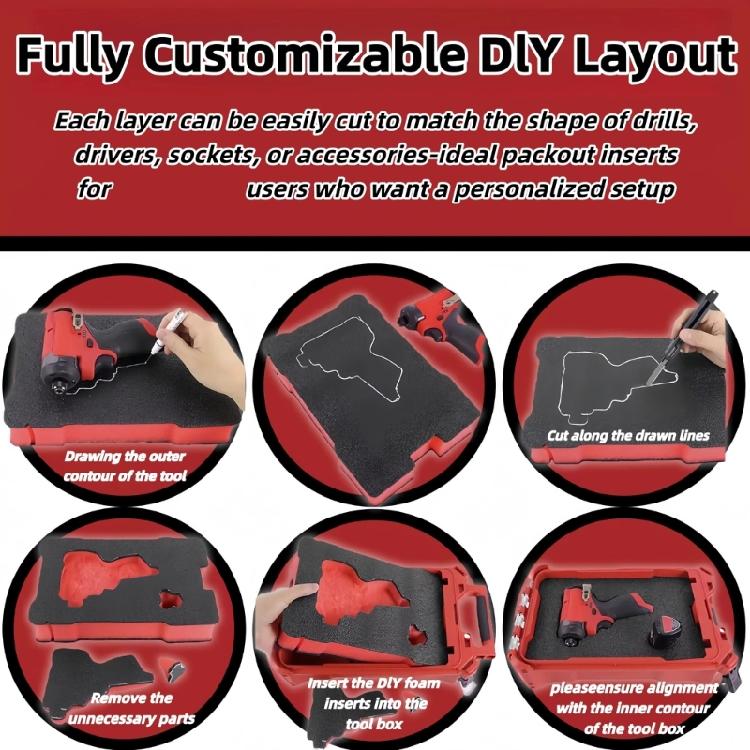 Multipurpose Polyurethane Foam Board 12x8inch Cuttable Protective Cushioning For Shipping And Storage