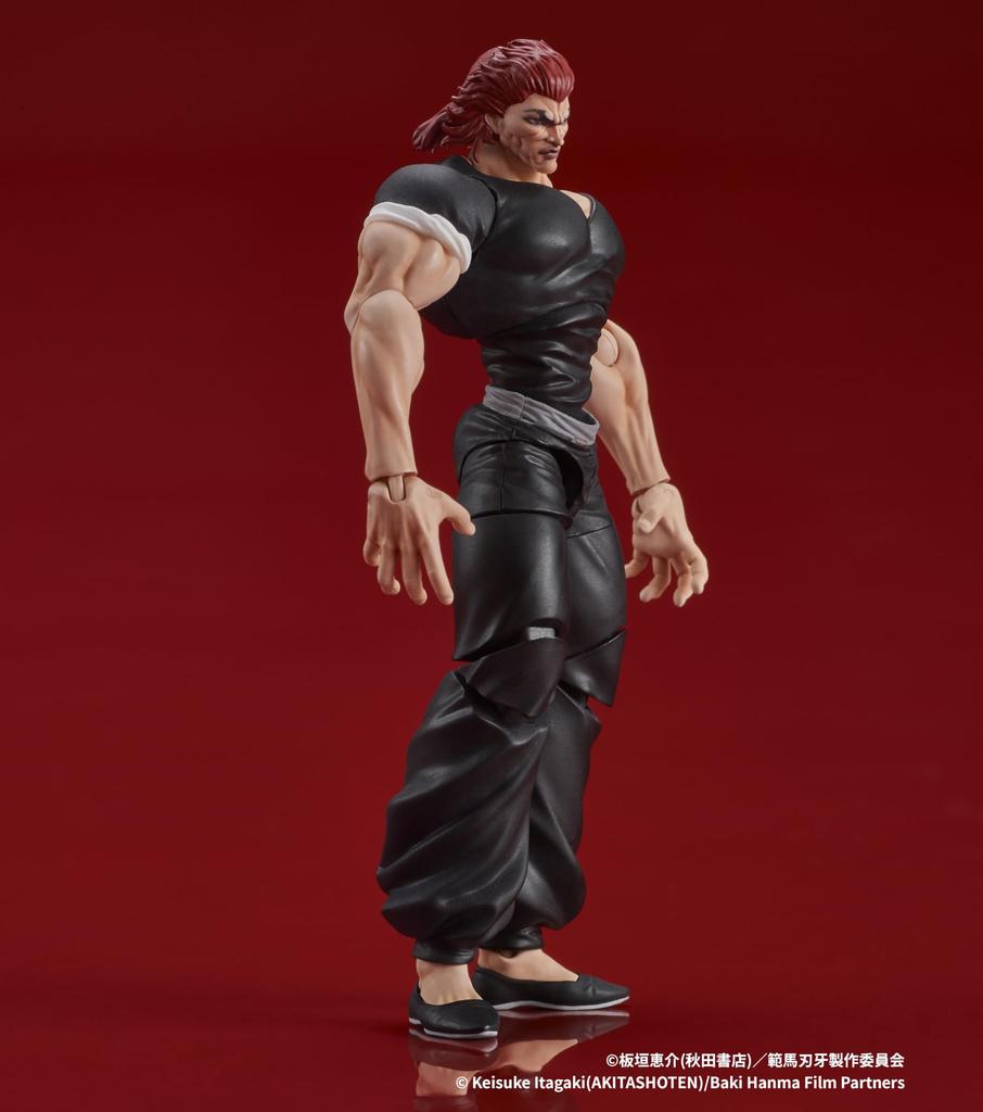 DIG DIGACTION the Yujiro Approximately 80mm Finished (DIG) "Baki Grappler" Hanma, Tall, Non-scale, PVC, Painted, Figure.
