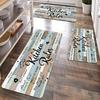 Modern Printed Kitchen Floor Mats, Washable Anti-Slip Carpet for Laundry Room Corridors, Entrance Door Pads, Home Decor