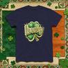 St. Patrick's Day Glücks-Irisch 317t Shirt Grün Baumwolle Lustige Festival Grafik T-Shirts Lässig Unisex Erwachsene Frau Mann Party T-Shirt