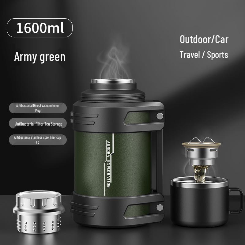 2026 Large Capacity 316 Stainless Steel Insulated Water Bottle - Outdoor Travel Kettle, Year of the Horse Edition