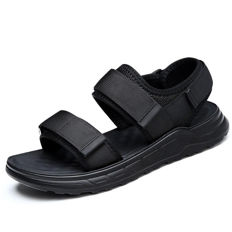 Mens Slip-On Sandals Outdoor Walking Beach Travel Lightweight Breathable TPR Sole Non-Slip Casual Footwear