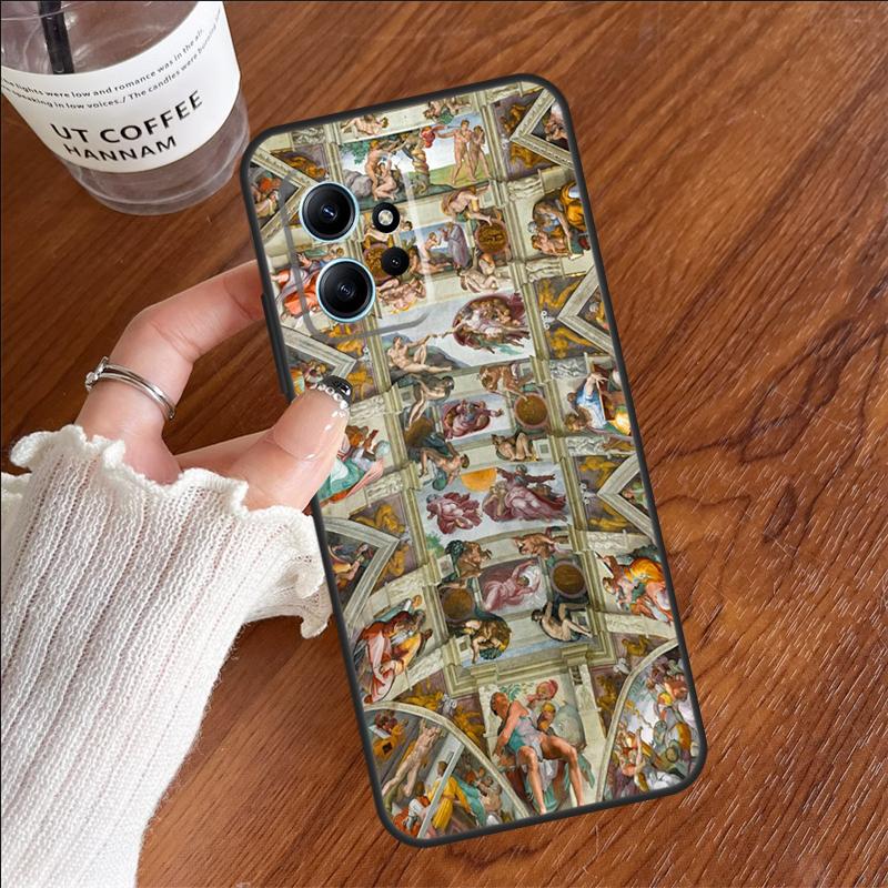 Michelangelo Art Case For Xiaomi Redmi 12C 13C 14C 10C Redmi Note 13 Pro 14 12 11 9 10 9S 10S 11S 12S Cover
