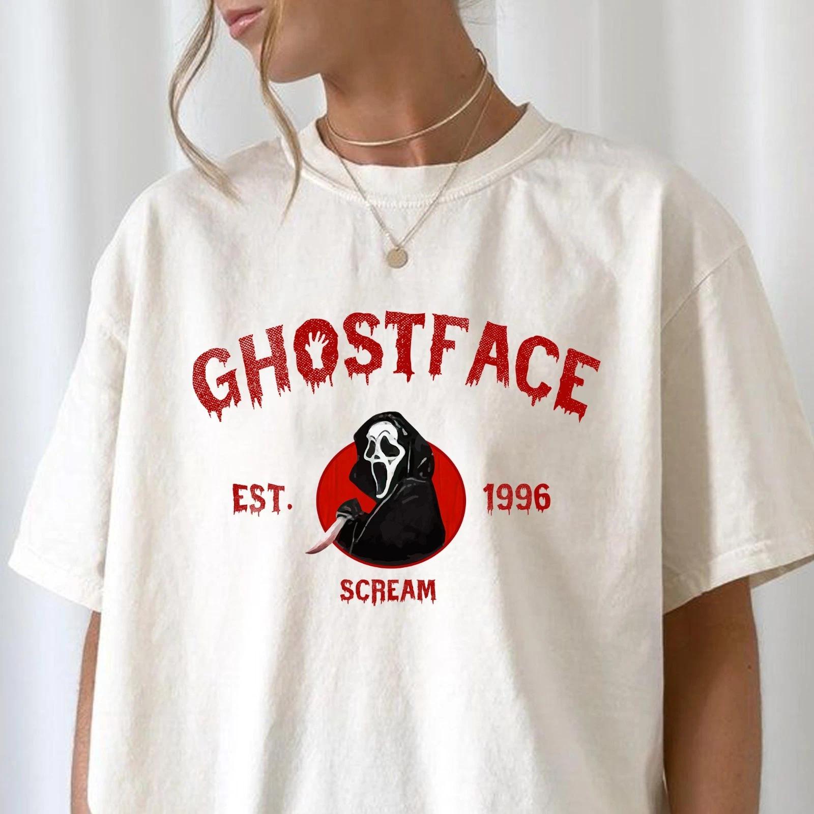 Retro Ghostface Scream Est 1996 Tee, Scream 30th Anniversary Tee, Horror Movie XL
