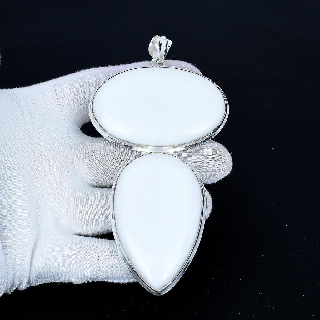 White Coral Pendant, 925 Sterling Silver Handmade Jewelry, White Coral Silver Pendant, Party Wear Jewelry For Women's, Pendant Valentine's Day Gift