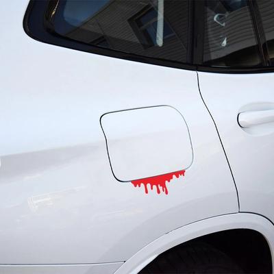 LYKX Nálepky kapky krve Auto Halloween téma Styling Dekorativní Sklo Světlomet auta Nálepka Vodotěsný Nárazník
