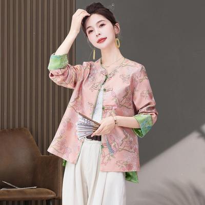 2024 Spring/Autumn Women's Stylish Chinese-Inspired Jacket