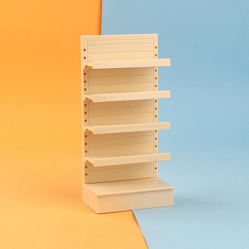 Dollhouse Supermarket Display Shelf Dollhouse Simulated Snack Cabinet Dolls House Accessories