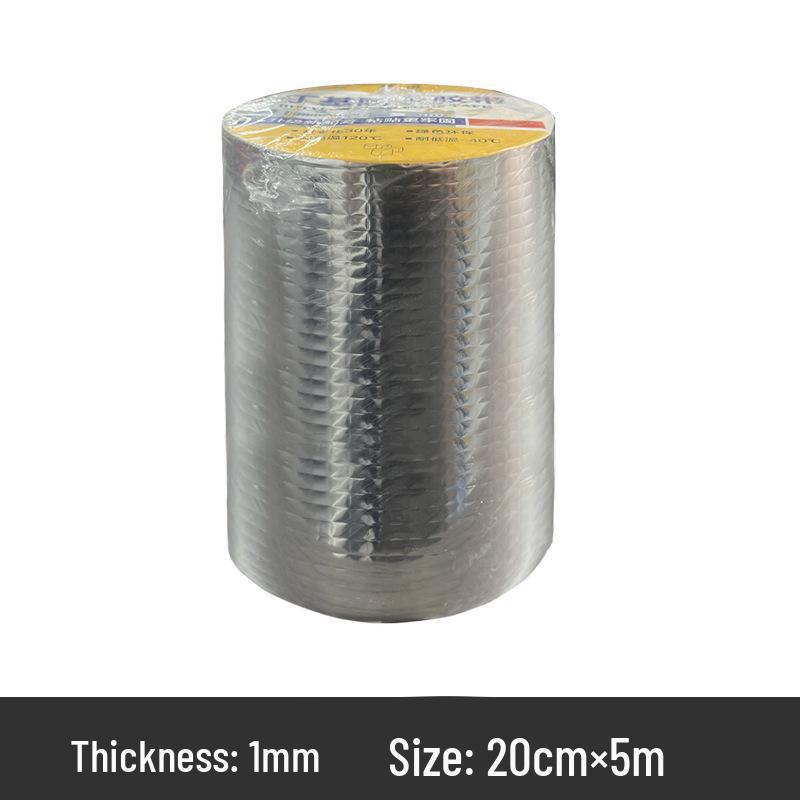 Bandă Butilică Impermeabilă din Folie de Aluminiu pentru Reparații Etanșe la Acoperiș, Bucătărie și Țevi