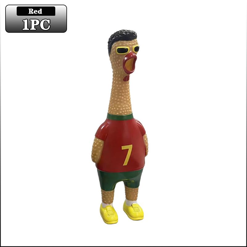 1-20PCS Football Game Noise Maker Silly Screaming Chicken Party Prank Rubber Chicken Novelty Fun Decoration
