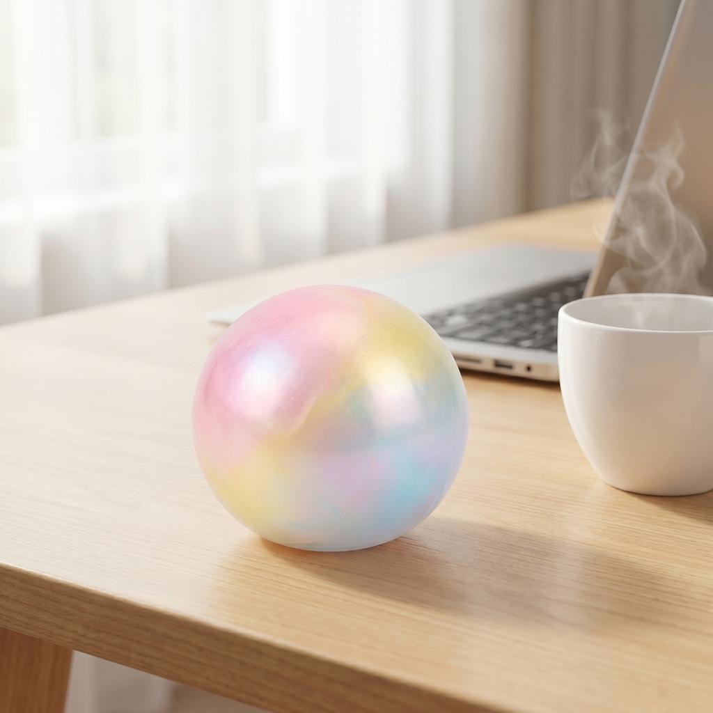Slow Rebound Stress Relief Toy Soft Foam Ball for Squeezing and Sensory Relaxation Suitable for Home Office School Use