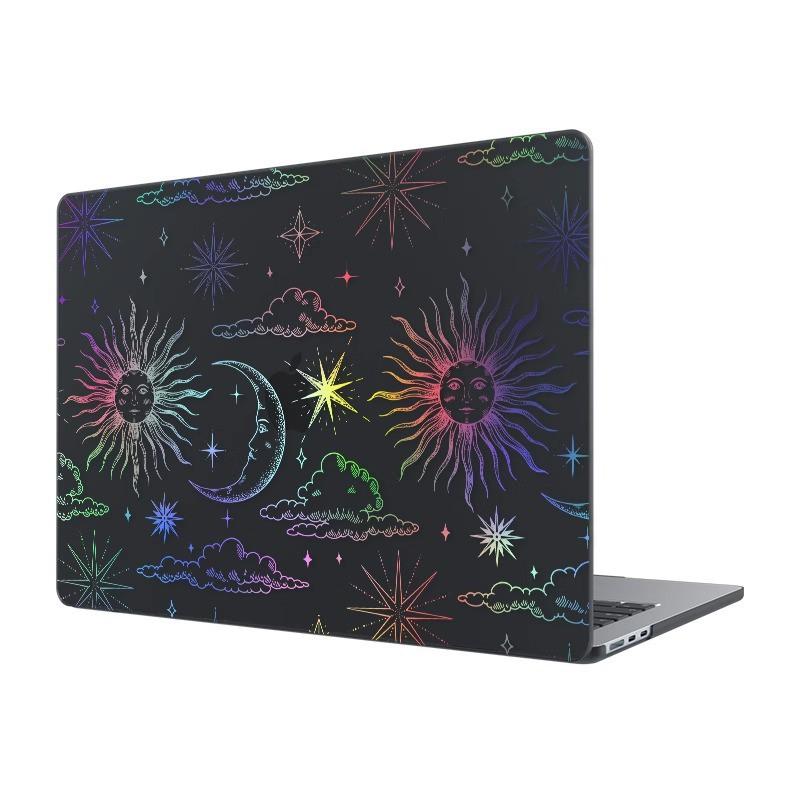 Hard Shell Laptop Case MacBook Air 13.6 15.3 Pro 14 16 Inch - Laser-Effect Holographic Design Protective Cover