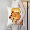 Dog-Themed Memes Are Trending Online Cushion Cover Silky Elegant Comfort Sofa Bed Invisible Zipper Beach Pillowcase